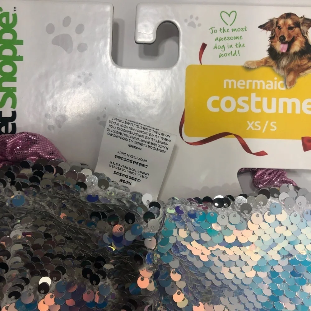 Pet Mermaid Costume XS/S